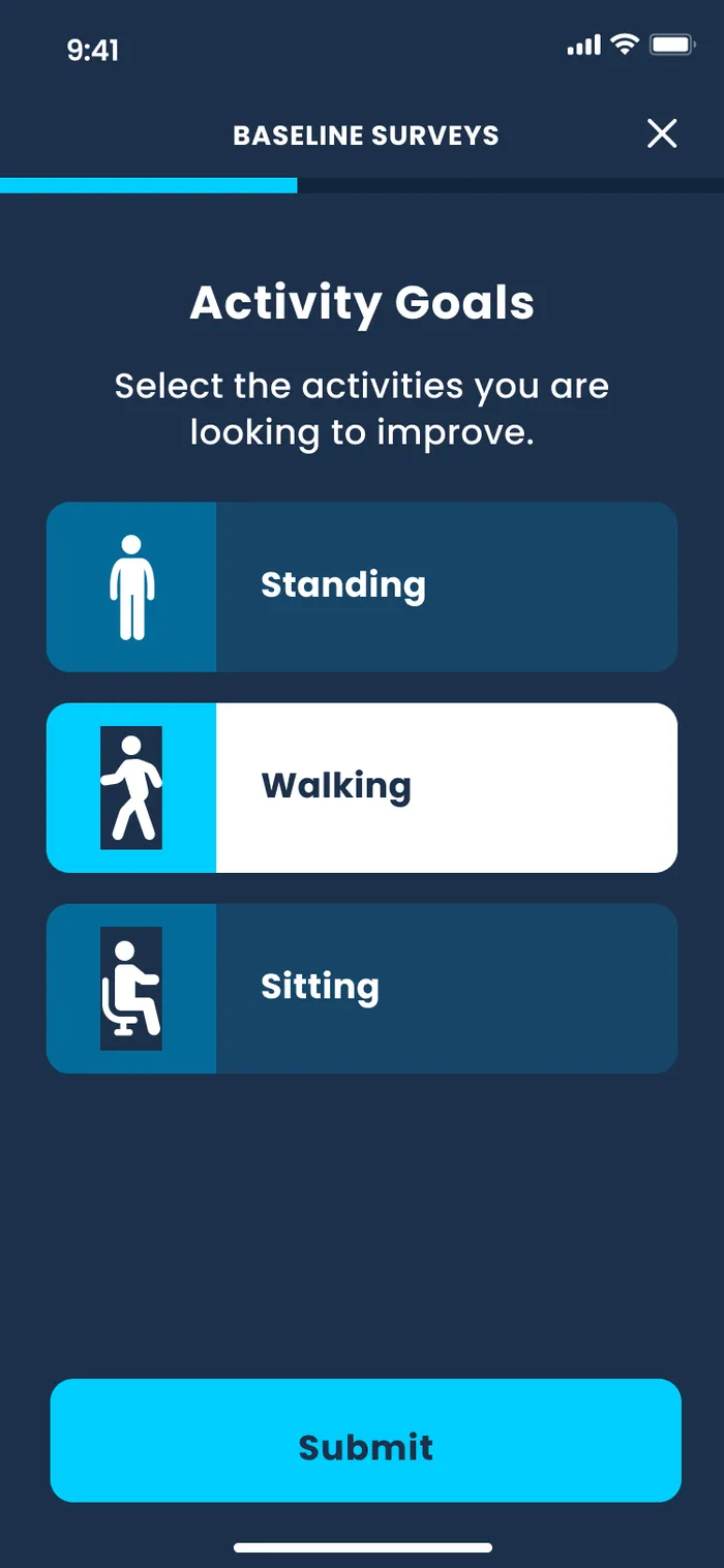 Activity goals