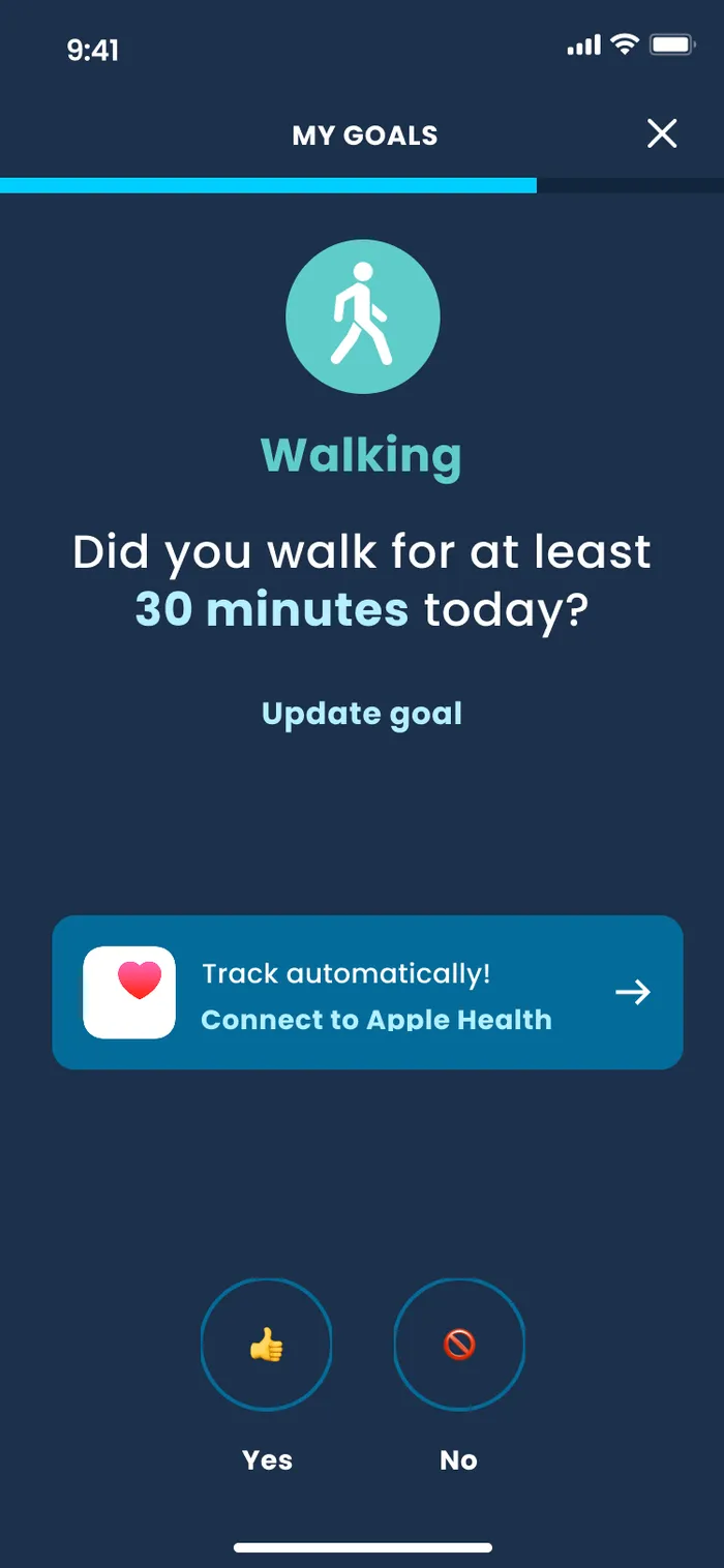 Walk for 30 minutes?