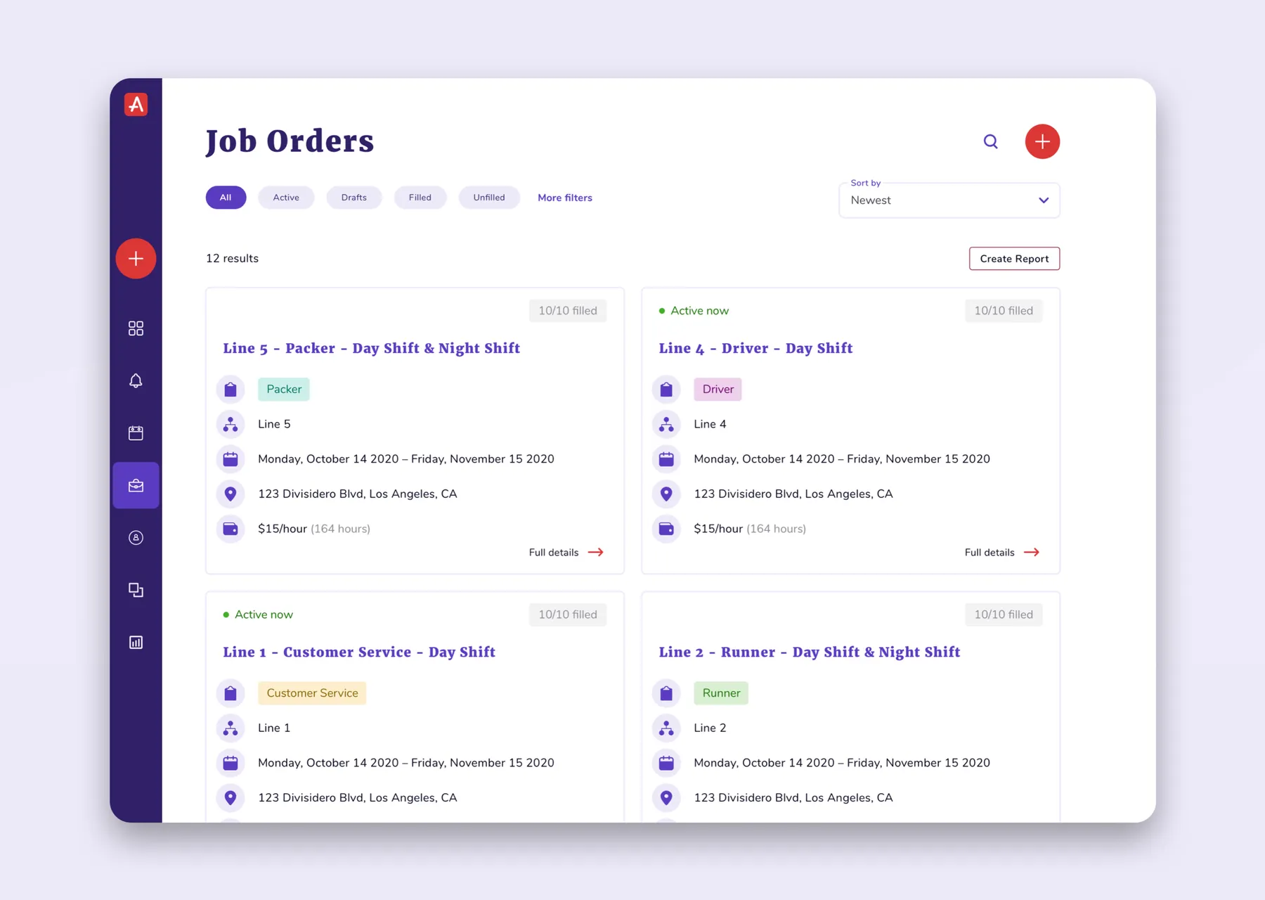Job Orders