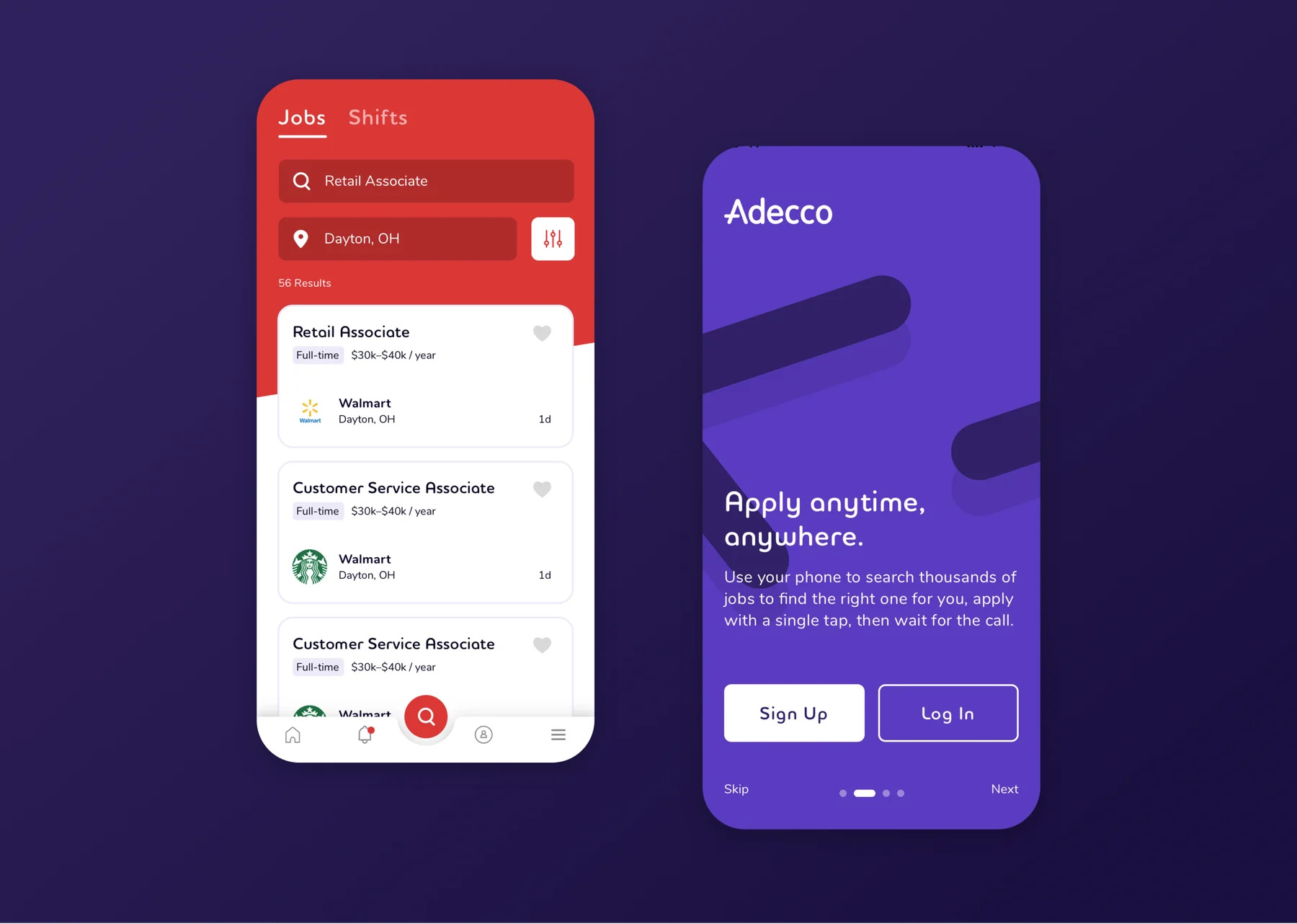 Adecco Mobile App