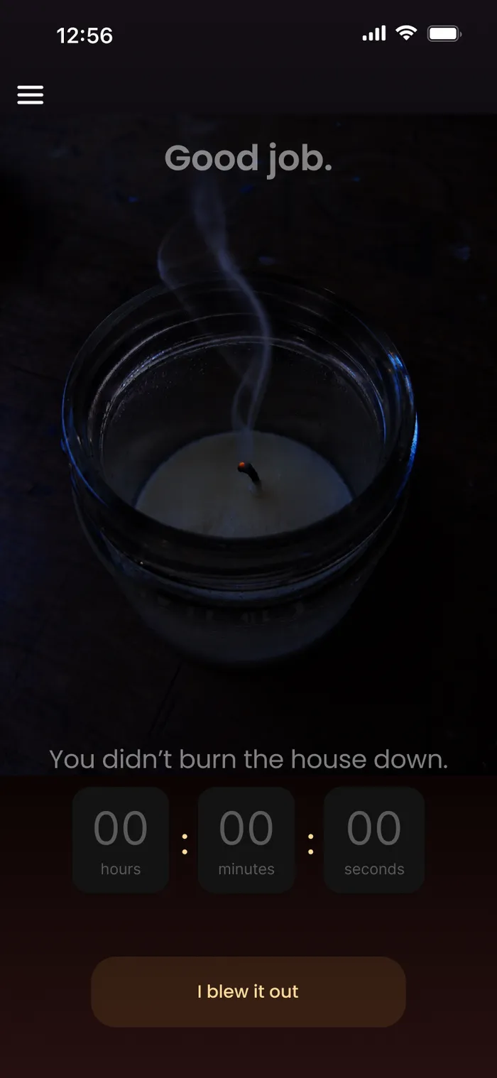 Candle Blown Out