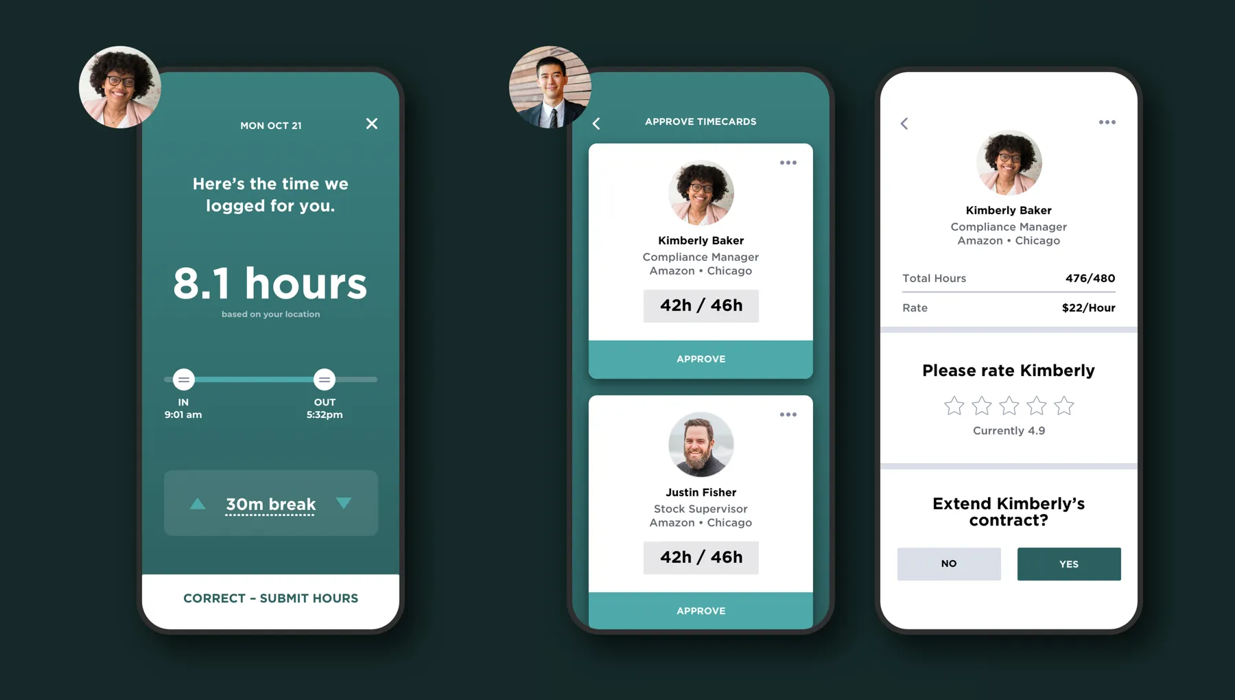 Approve Timecards