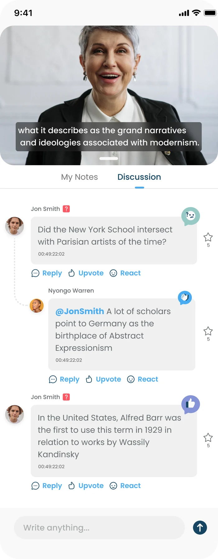 Notes and discussion
