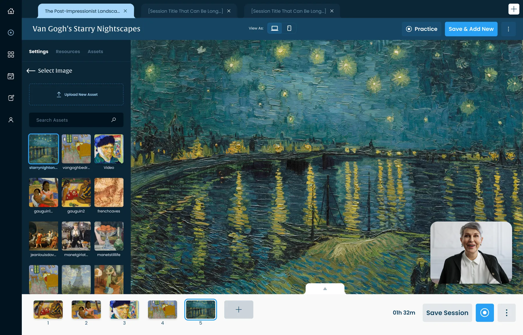 Choosing the image
