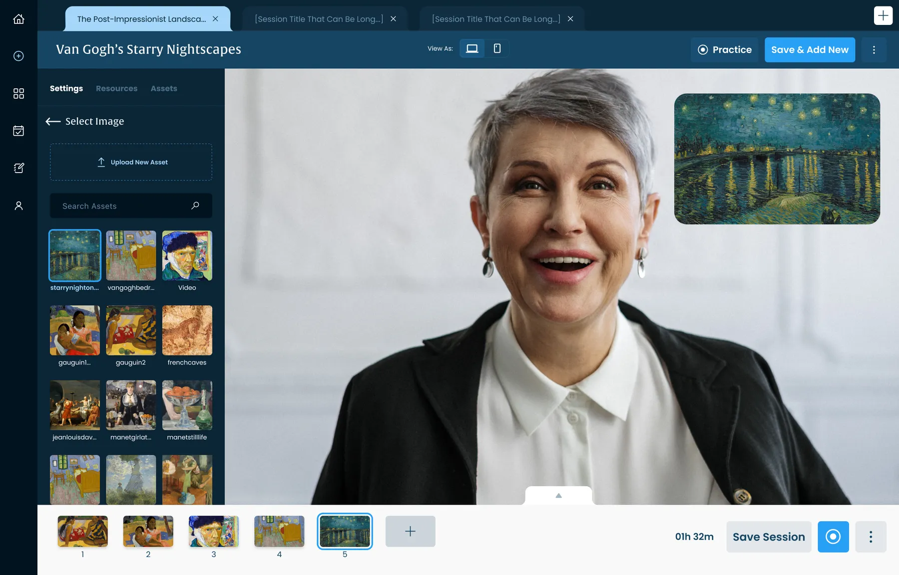 Choosing the image
