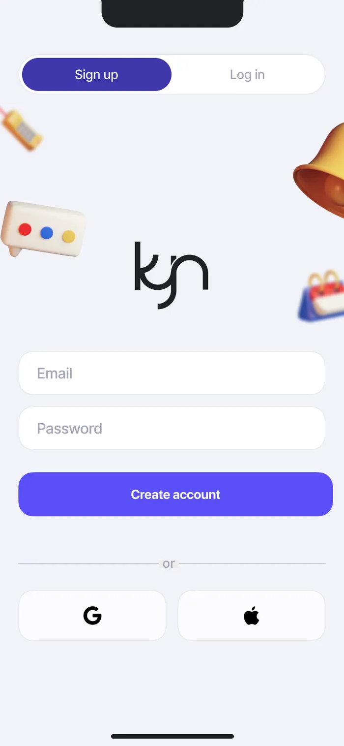 Sign up