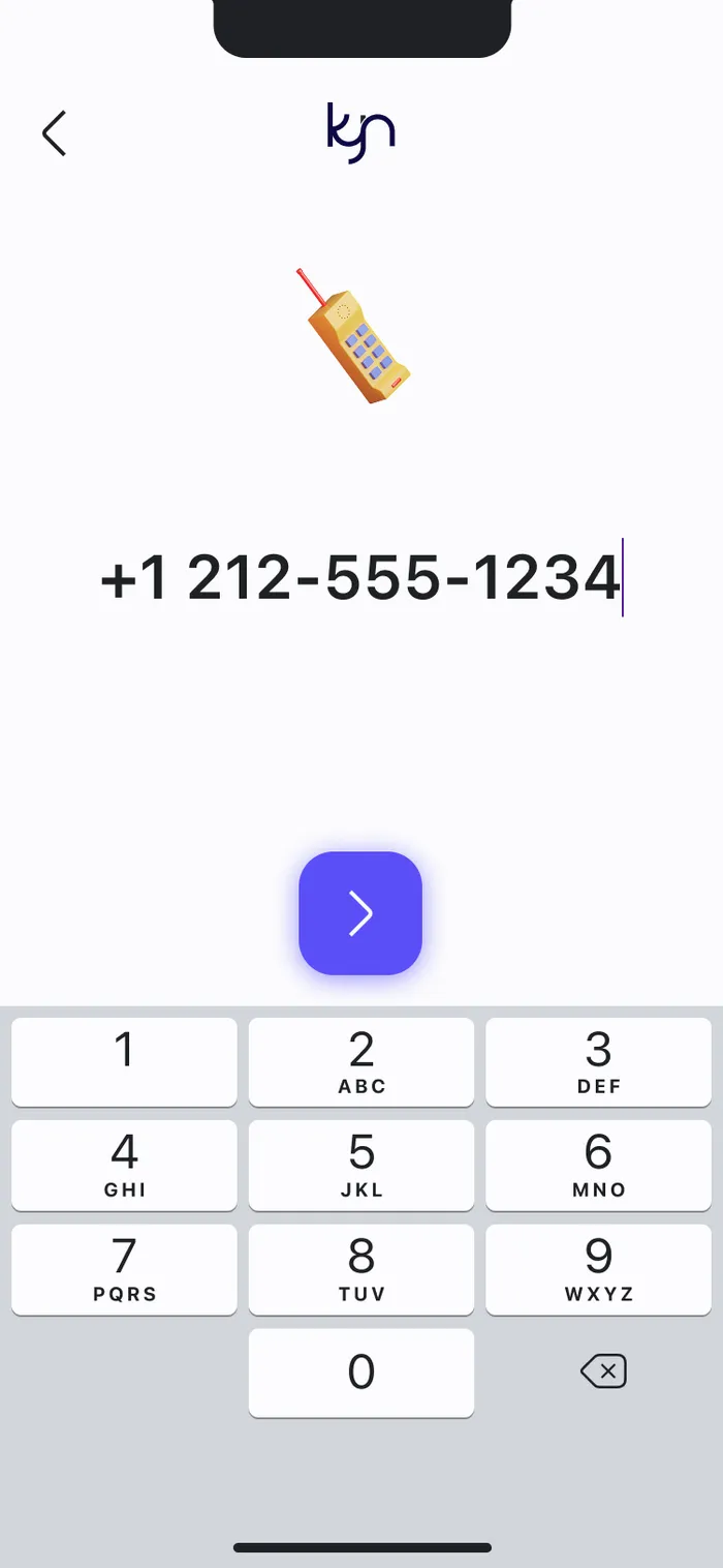 Your phone number