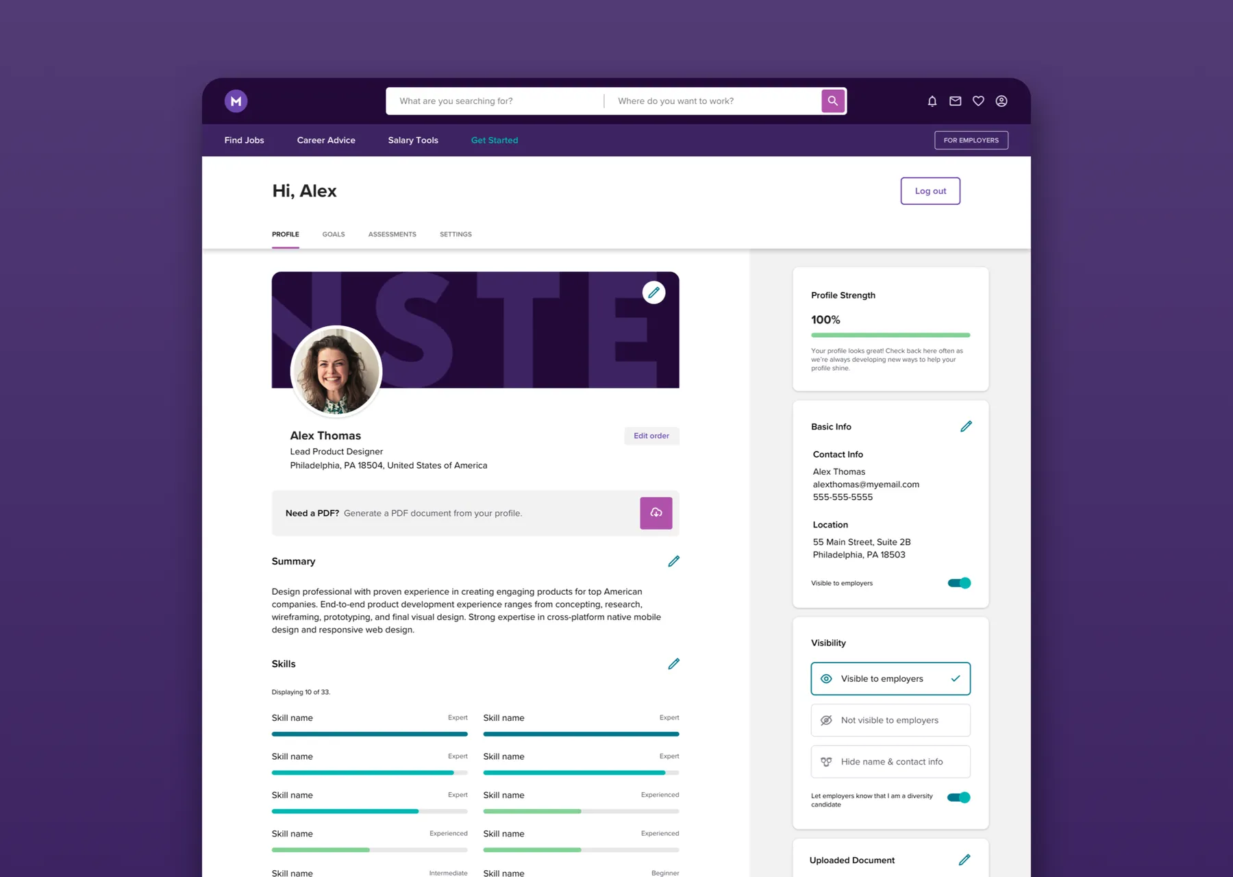 Profile Overview