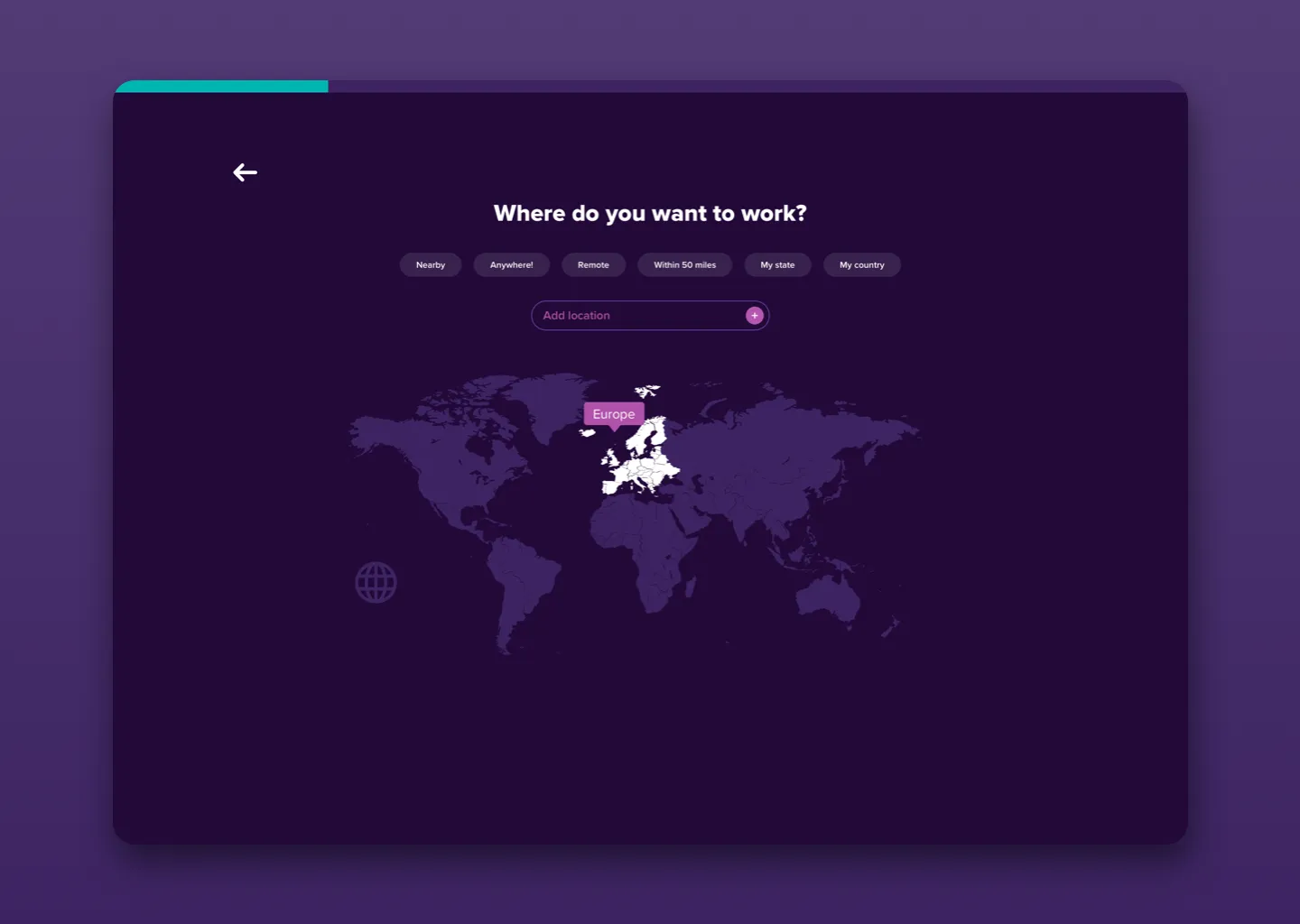 Onboarding - Where Do You Want to Work?