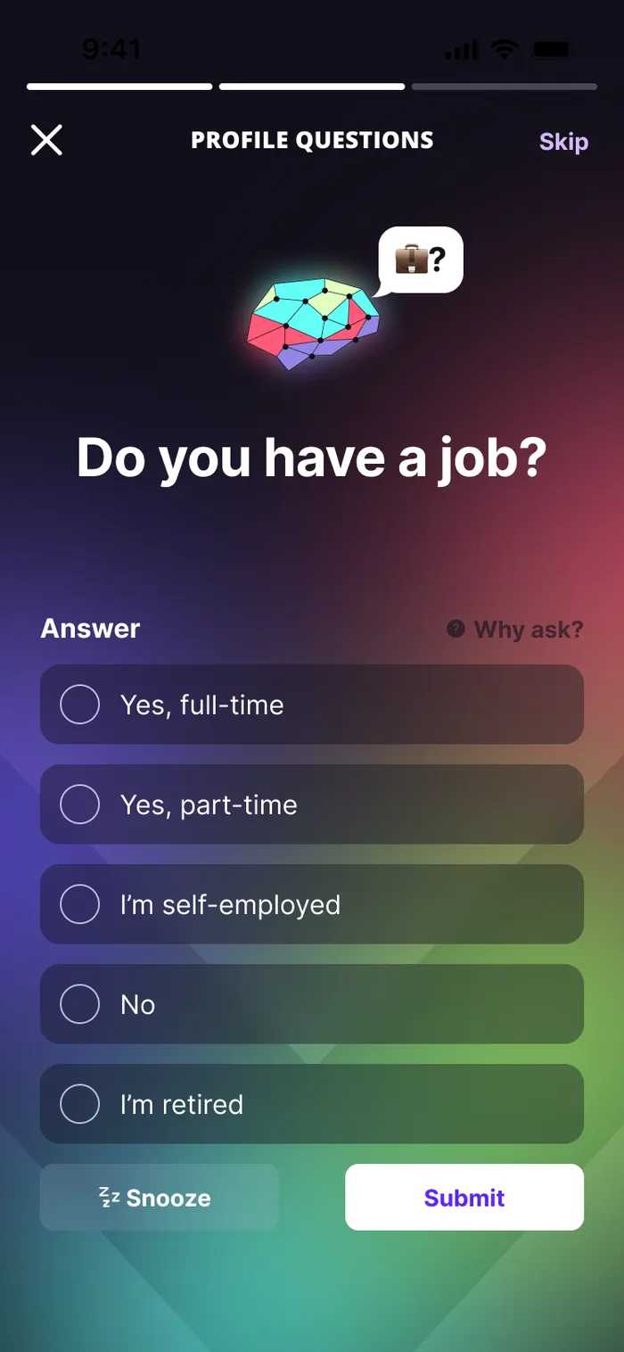 Do you have a job?