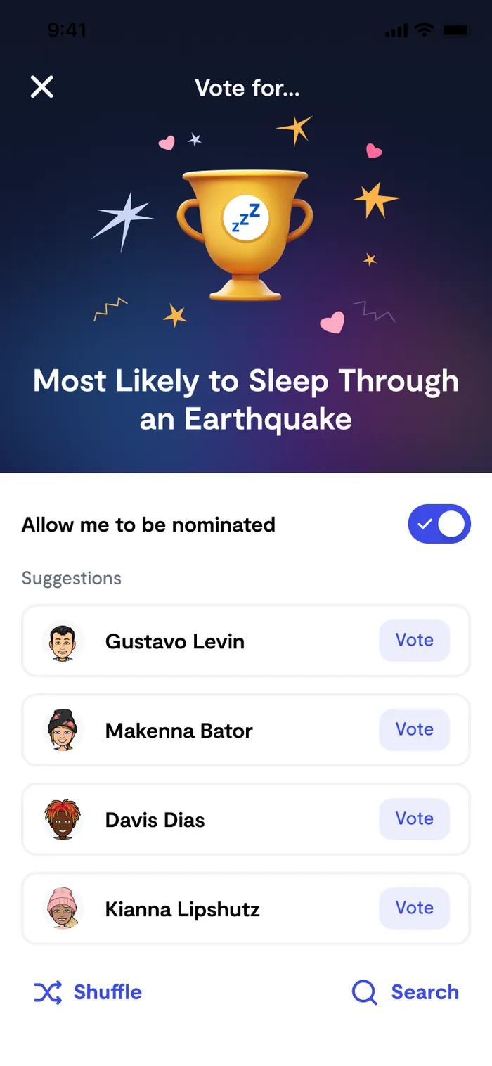 Superlatives - Vote