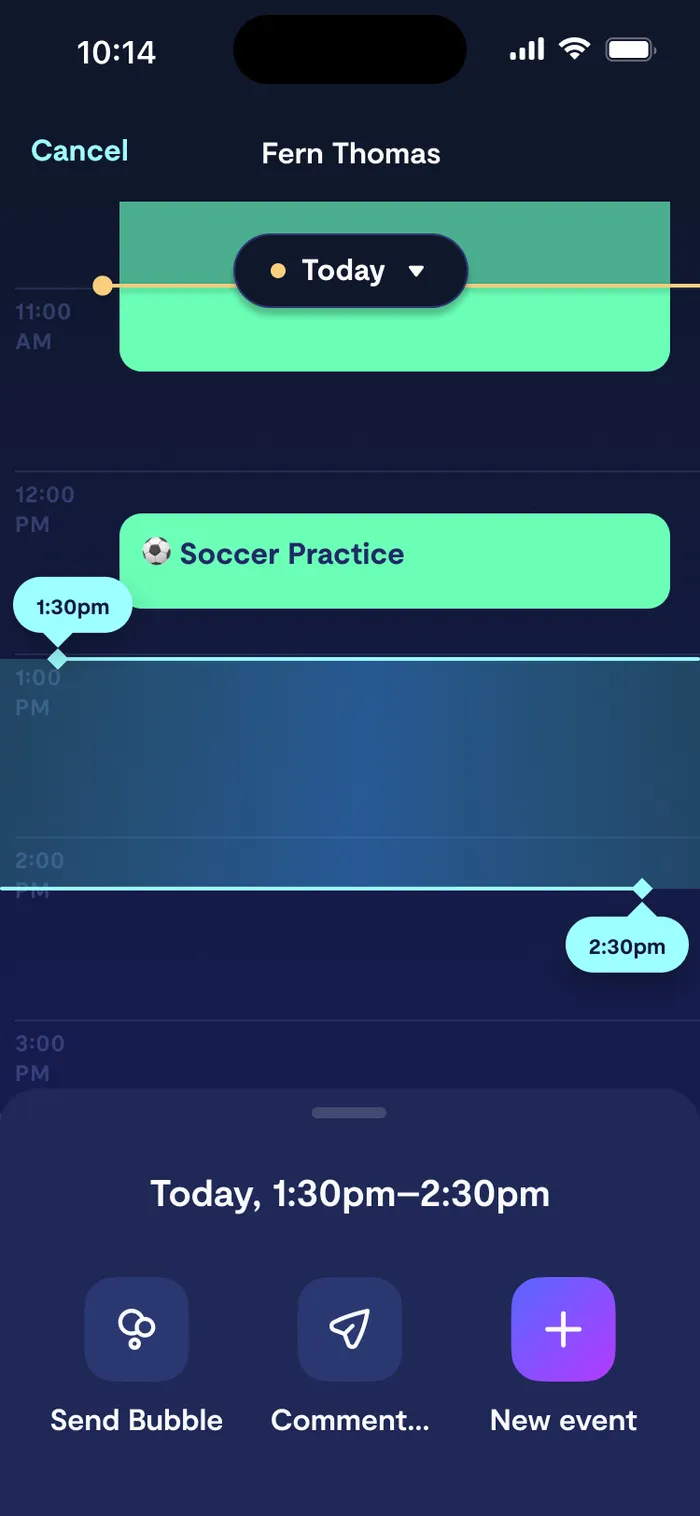 Calendar Compare - Select a Free Slot