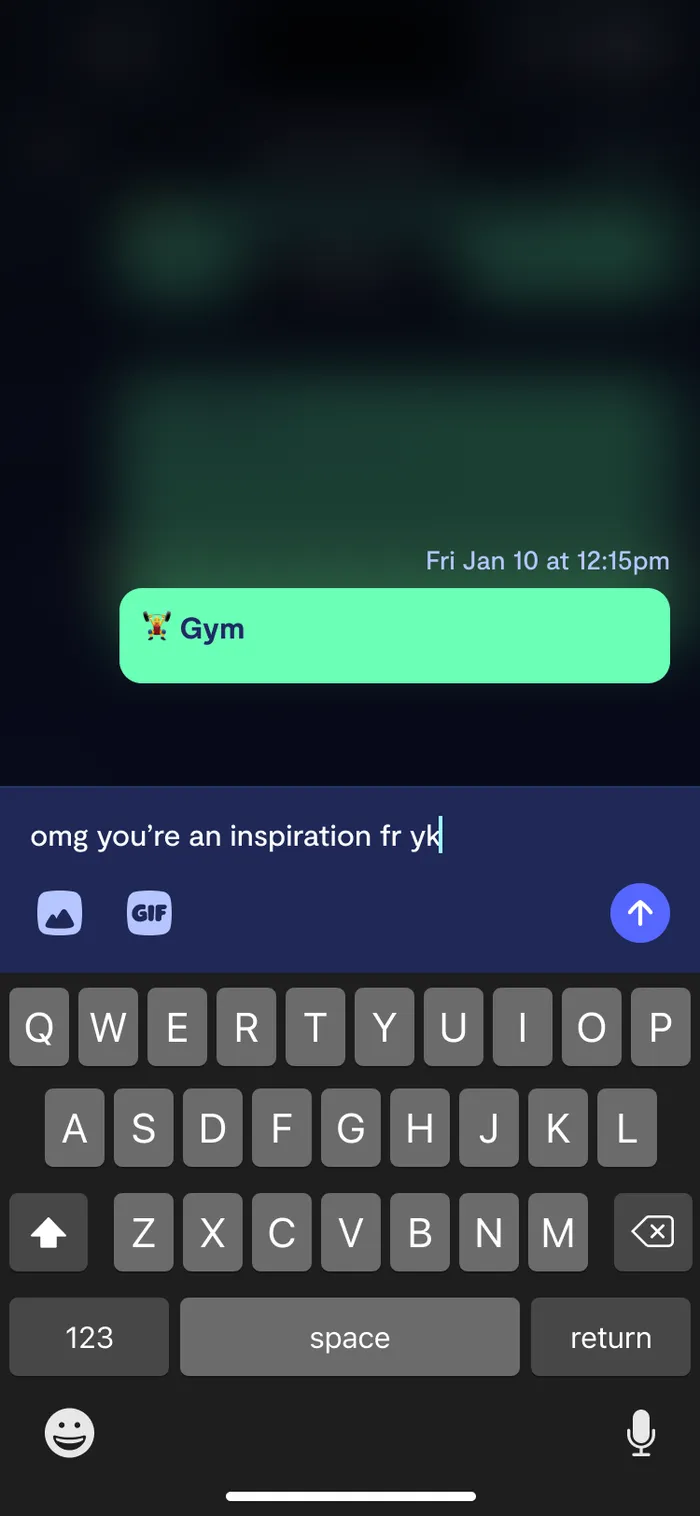 Comment on a Friend's Event