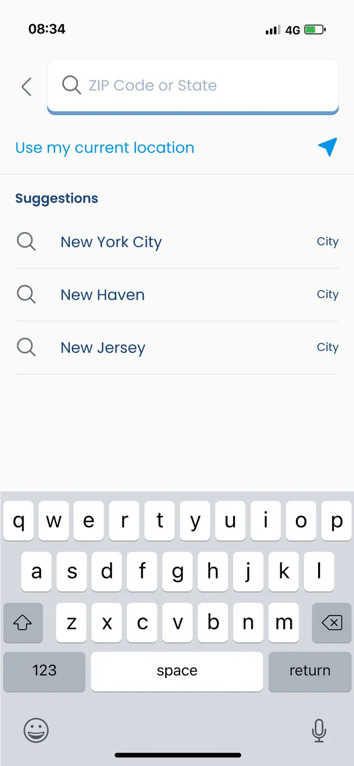 Use my location