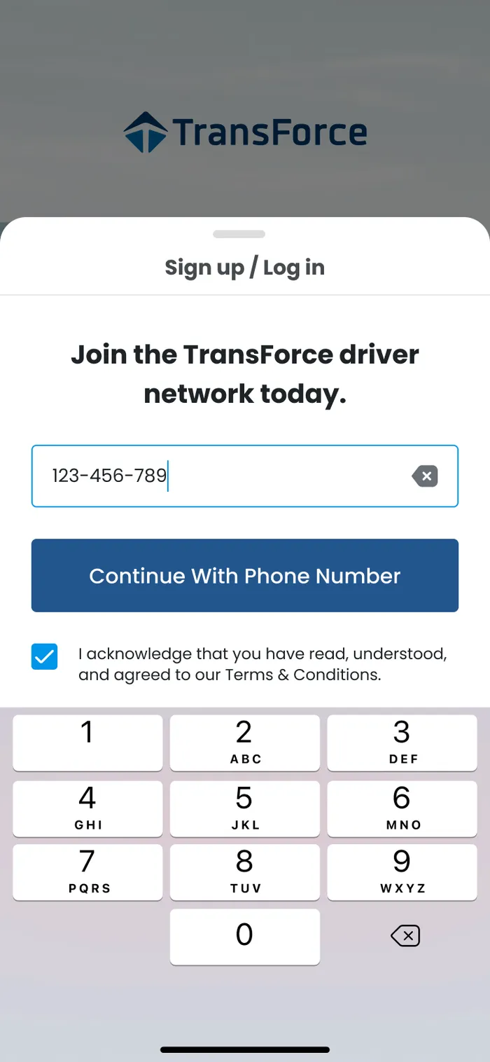 Sign up in a sheet