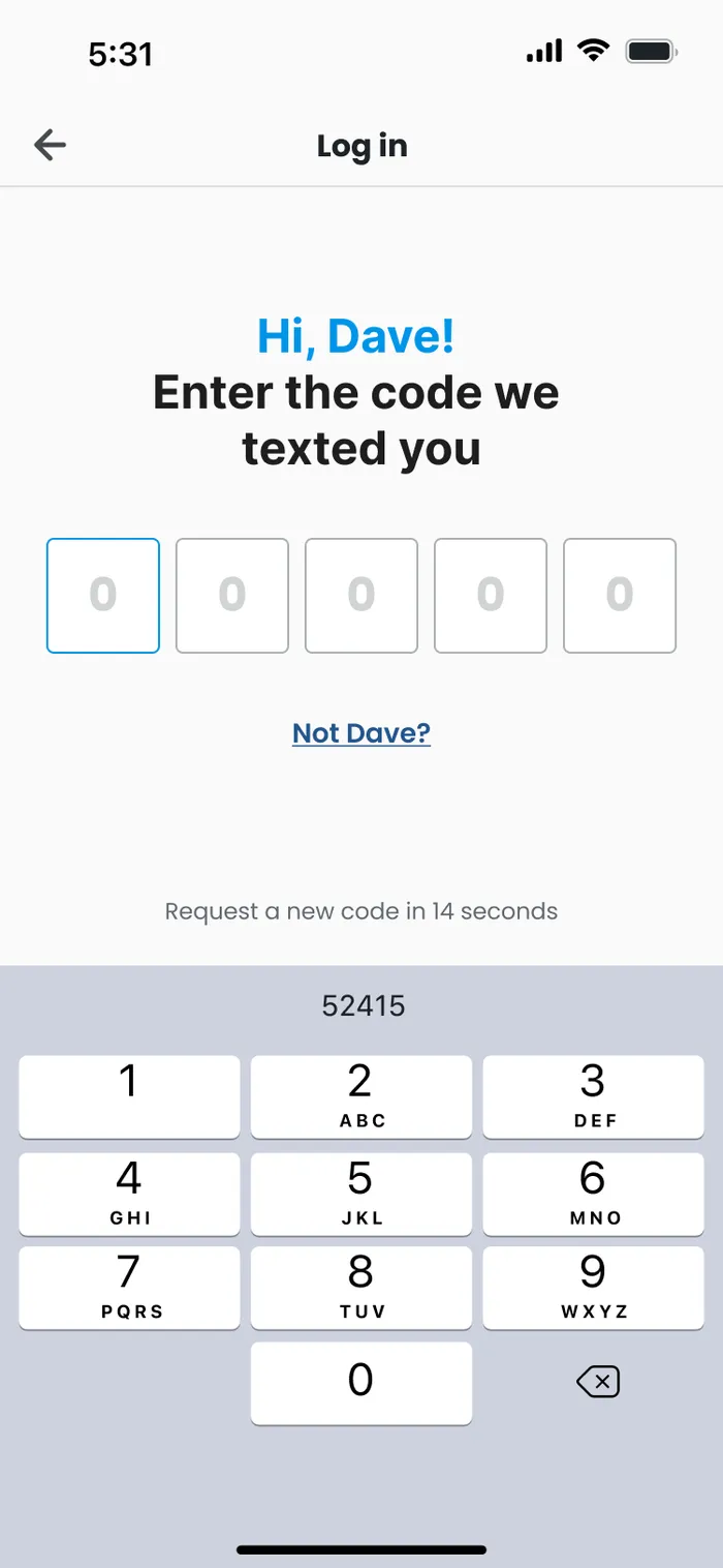 Enter the code