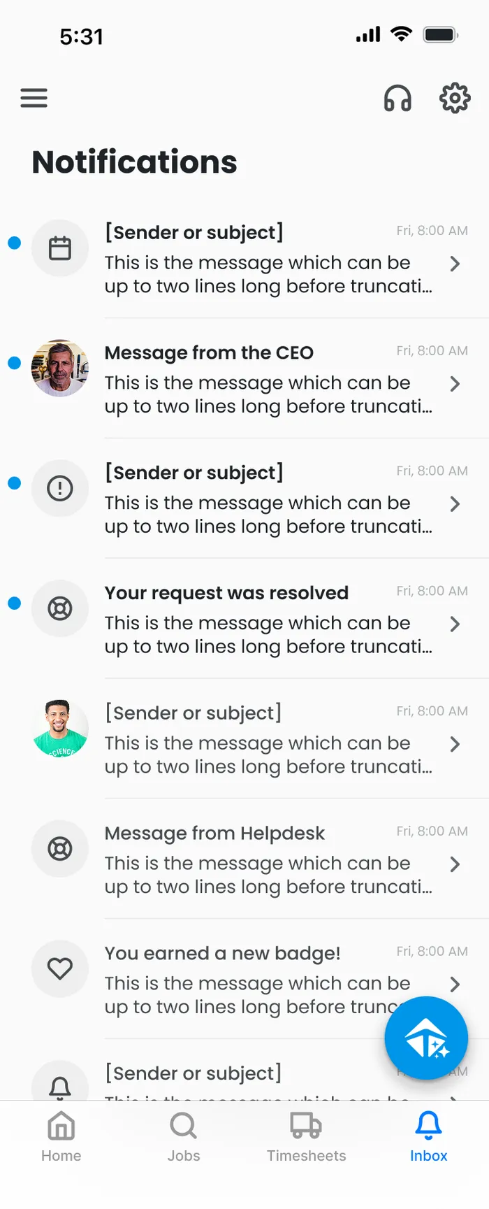Notifications