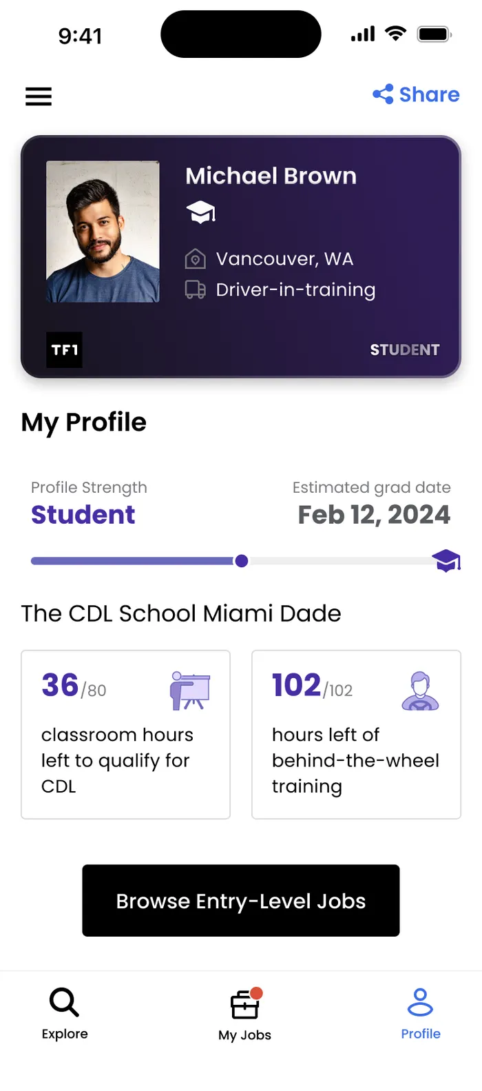 For CDL students