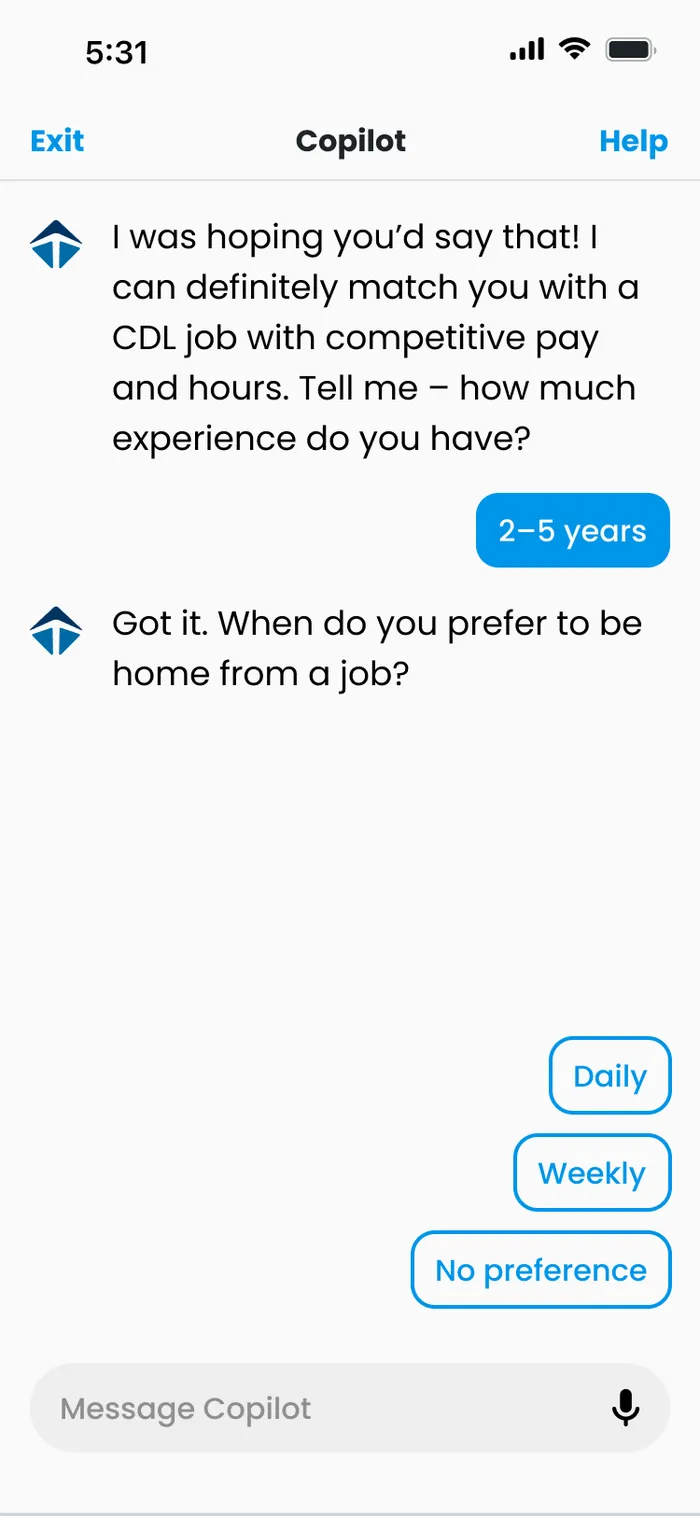 Four questions to a match