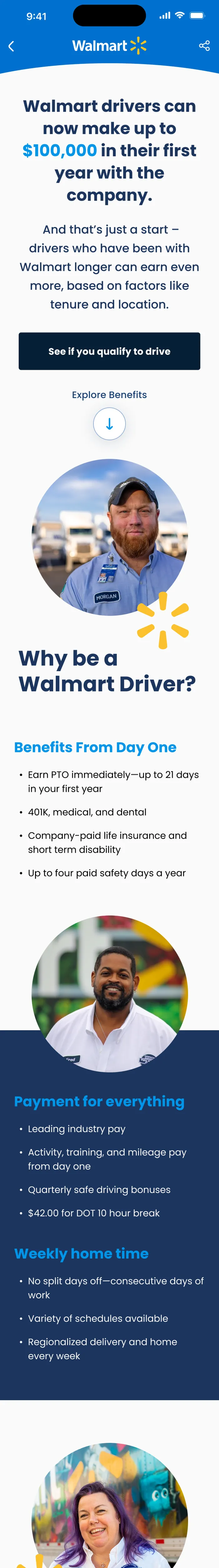 Why be a Walmart driver?