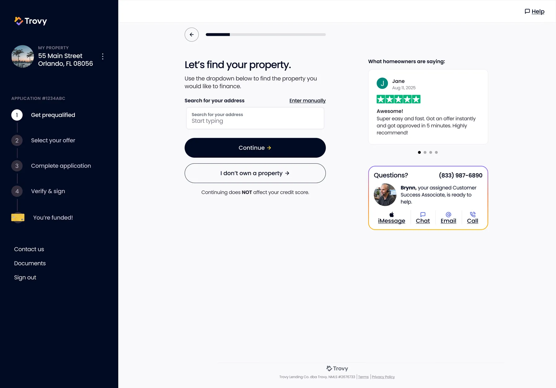 Application - Find Your Property