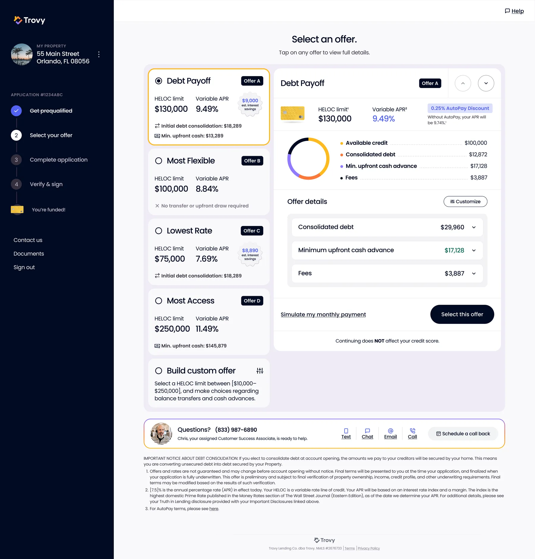 Select an Offer - Packaged Offers