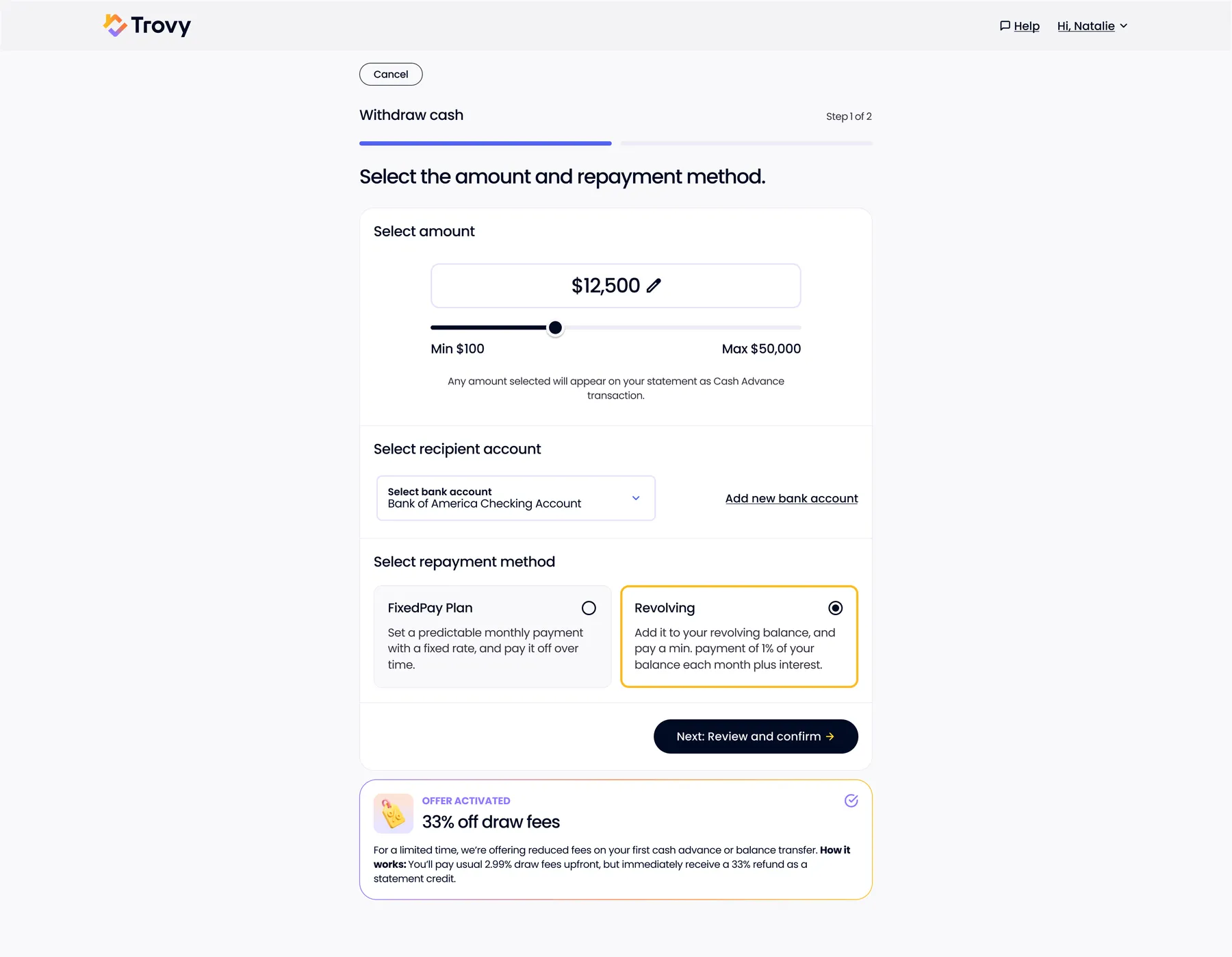 Withdraw Cash