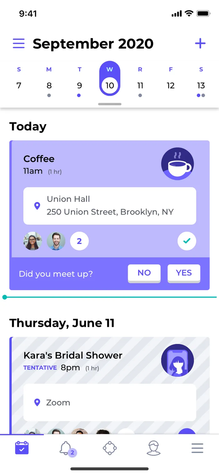 Did you meet up?