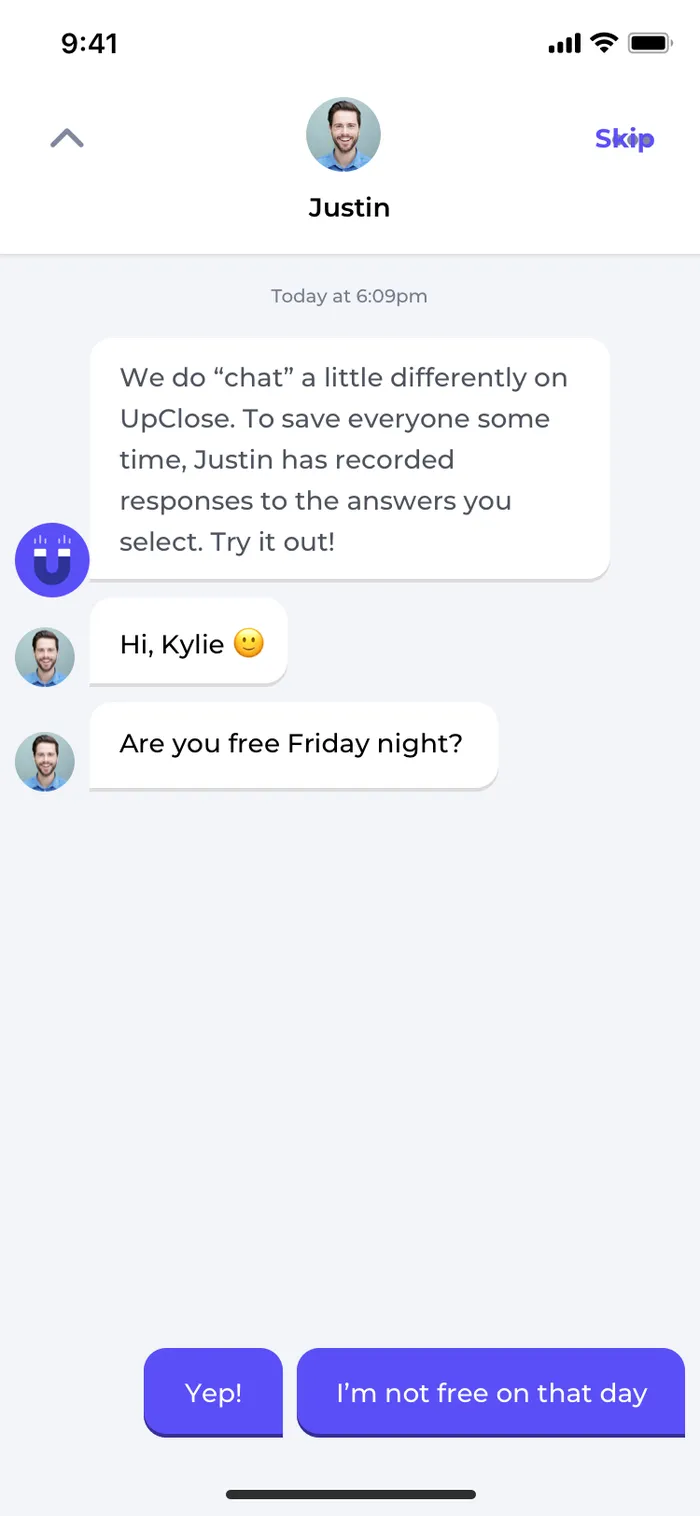 We do chat a little differently