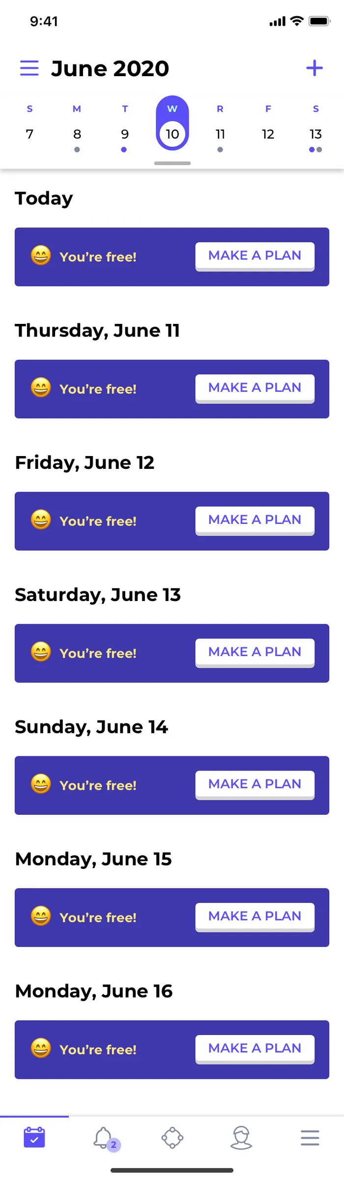 You're free!