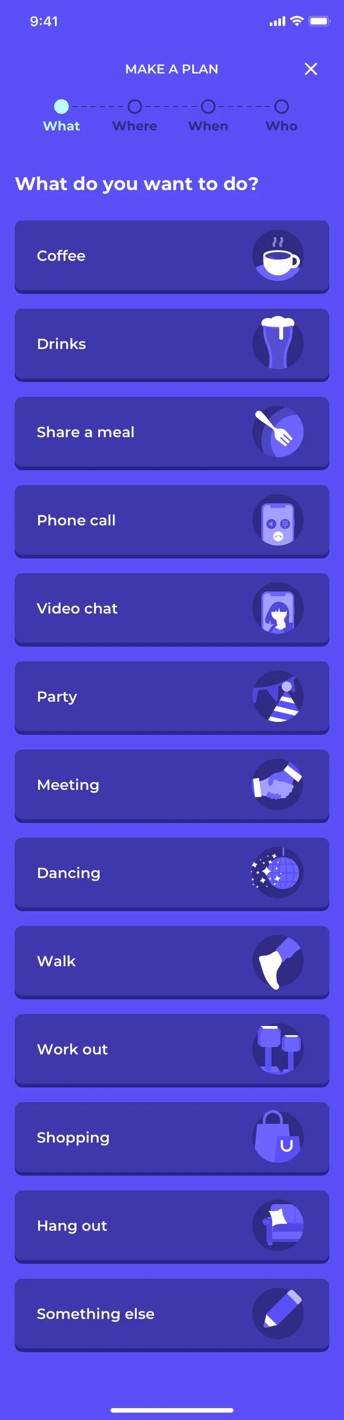What do you want to do?