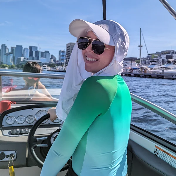 Natalie: boater